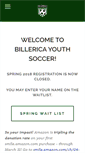 Mobile Screenshot of billericasoccer.org